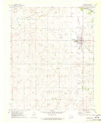 Laverne 1971 topographic map thumbnail