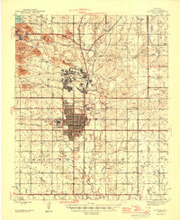Lawton 1946 topographic map thumbnail