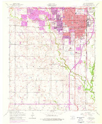 Lawton 1956 topographic map thumbnail