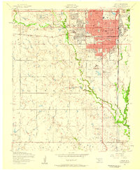 Lawton 1956 topographic map thumbnail