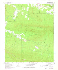 Leflore SE 1966 topographic map thumbnail