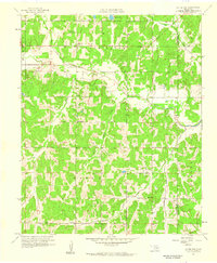 Little Axe 1958 topographic map thumbnail