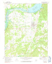 Locust Grove 1972 topographic map thumbnail