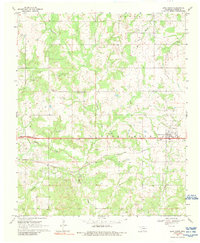 Lone Grove 1969 topographic map thumbnail