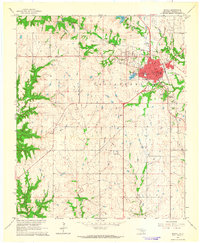 Madill 1963 topographic map thumbnail