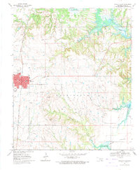 Marietta East 1967 topographic map thumbnail