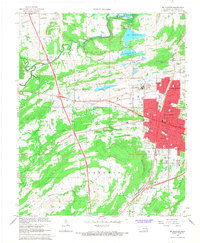Mc Alester 1967 topographic map thumbnail