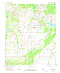 Mc Alester SW 1967 topographic map thumbnail