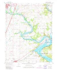 Miami SE 1961 topographic map thumbnail