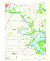 Miami SE 1961 topographic map thumbnail
