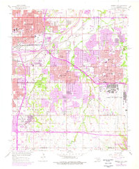 Midwest City 1956 topographic map thumbnail