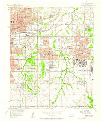 Midwest City 1956 topographic map thumbnail