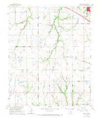 Minco NE 1966 topographic map thumbnail
