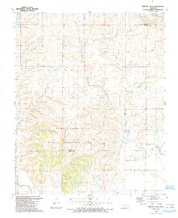 Minnow Creek 1989 topographic map thumbnail