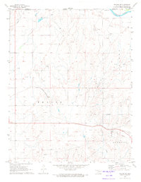 Mocane NW 1970 topographic map thumbnail