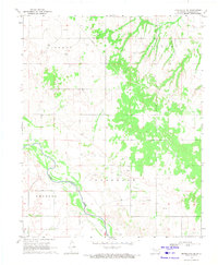 Mooreland SE 1969 topographic map thumbnail