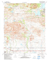 Mount Scott 1991 topographic map thumbnail