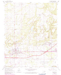 Muldrow 1966 topographic map thumbnail