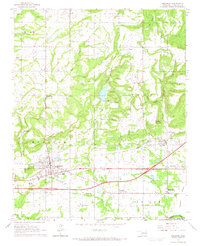 Muldrow 1966 topographic map preview
