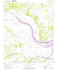 Muldrow SW 1966 topographic map thumbnail