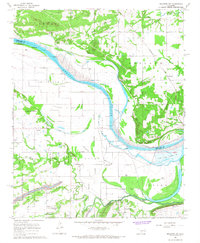 Muldrow SW 1966 topographic map thumbnail