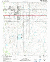 Ninemile Creek 1991 topographic map thumbnail