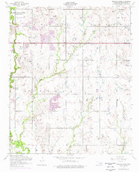 Ninemile Creek 1956 topographic map thumbnail