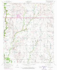 Ninemile Creek 1956 topographic map thumbnail