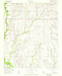 Ninemile Creek 1956 topographic map thumbnail