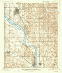 Norman 1936 topographic map preview