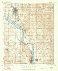 Norman 1936 topographic map preview