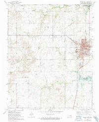 Nowata West 1972 topographic map thumbnail