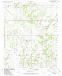 Oakwood SE 1985 topographic map thumbnail
