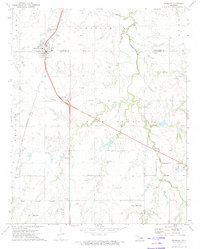 Okarche 1972 topographic map thumbnail