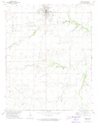 Okeene 1972 topographic map preview