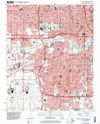 Oklahoma City 1995 topographic map thumbnail