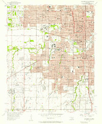 Oklahoma City 1956 topographic map thumbnail