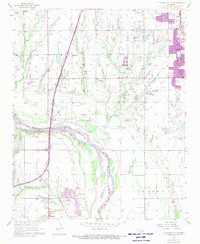 Oklahoma City SE 1956 topographic map thumbnail