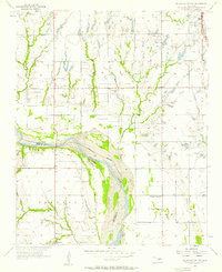 Oklahoma City SE 1956 topographic map thumbnail