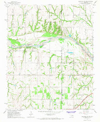Oklahoma City SW 1965 topographic map thumbnail