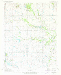 Okmulgee NE 1971 topographic map thumbnail