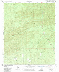 Old Glory Mountain 1982 topographic map thumbnail