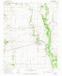 Olustee 1964 topographic map preview