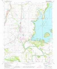 Oologah 1970 topographic map thumbnail
