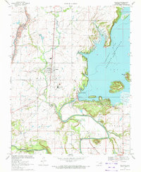 Oologah 1970 topographic map thumbnail