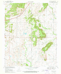 Osage Hills 1970 topographic map thumbnail