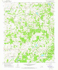 Pauls Valley NE 1965 topographic map thumbnail