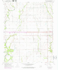 Ponca City NW 1968 topographic map thumbnail