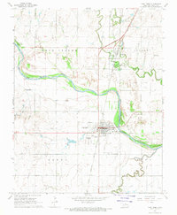 Pond Creek 1968 topographic map thumbnail