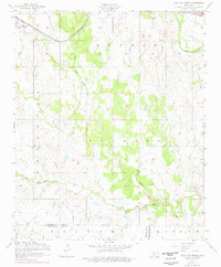 Post Oak Creek 1956 topographic map thumbnail